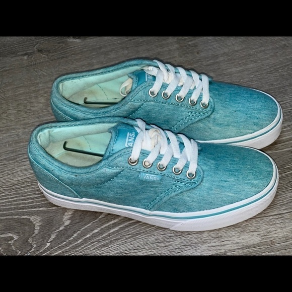 Vans Shoes - Vans classic turquoise women’s sneakers